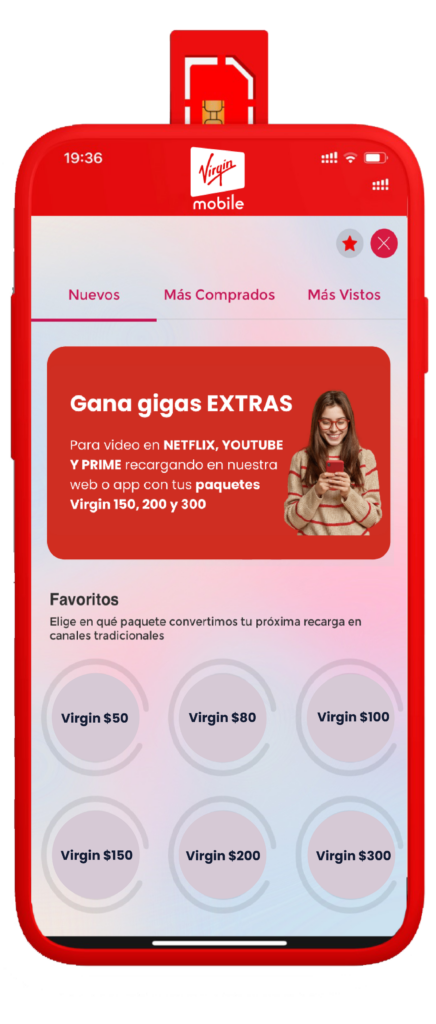 Virgin Mobile Mexico plans visual
