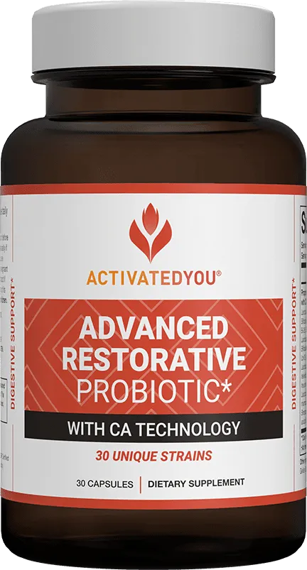 Probiotic supplement bottle